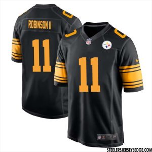 Allen Robinson II #11 Pittsburgh Steelers Black Alternate Game Jersey for Men