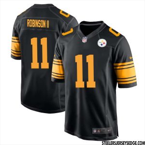 Allen Robinson II #11 Pittsburgh Steelers Black Alternate Game Jersey for Men – Replica