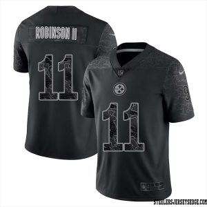 Allen Robinson II #11 Pittsburgh Steelers Retired Player RFLCTV Limited Jersey for Youth Black